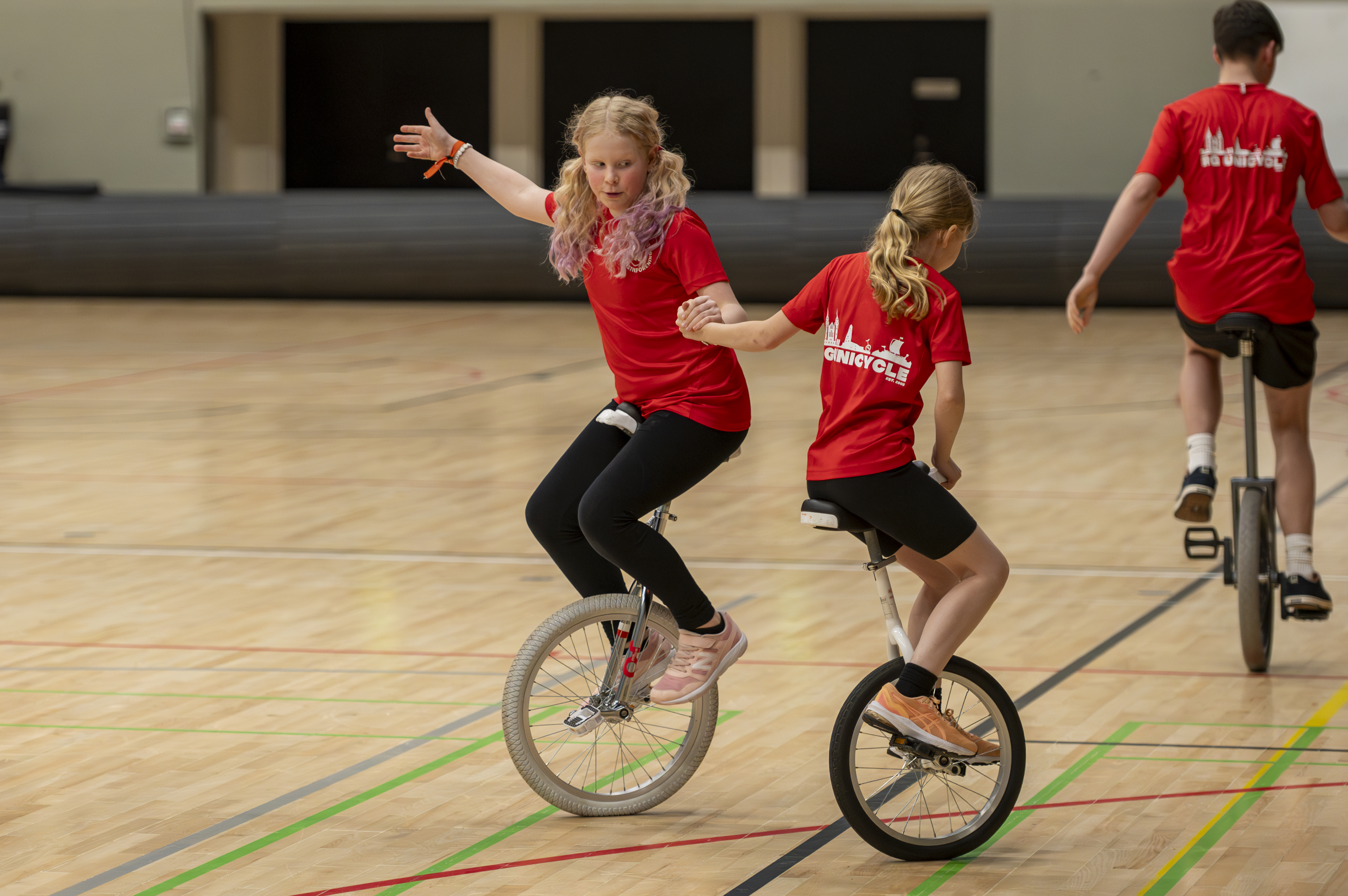 Unicykling begynder